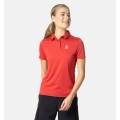 Odlo Sport-Freizeit Polo Cardada (hervorragendes Feuchtigkeitsmanagement) rot Damen